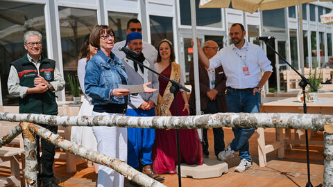 Eröffnung "Natur auf der Spur" mit Umweltministerin Priska Hinz
