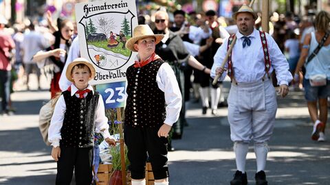 Heimatverein Oberkalbach beim Festzug des Hessentages